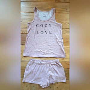 Danskin Cozy in Love Pink Sleepwear Set NWOT